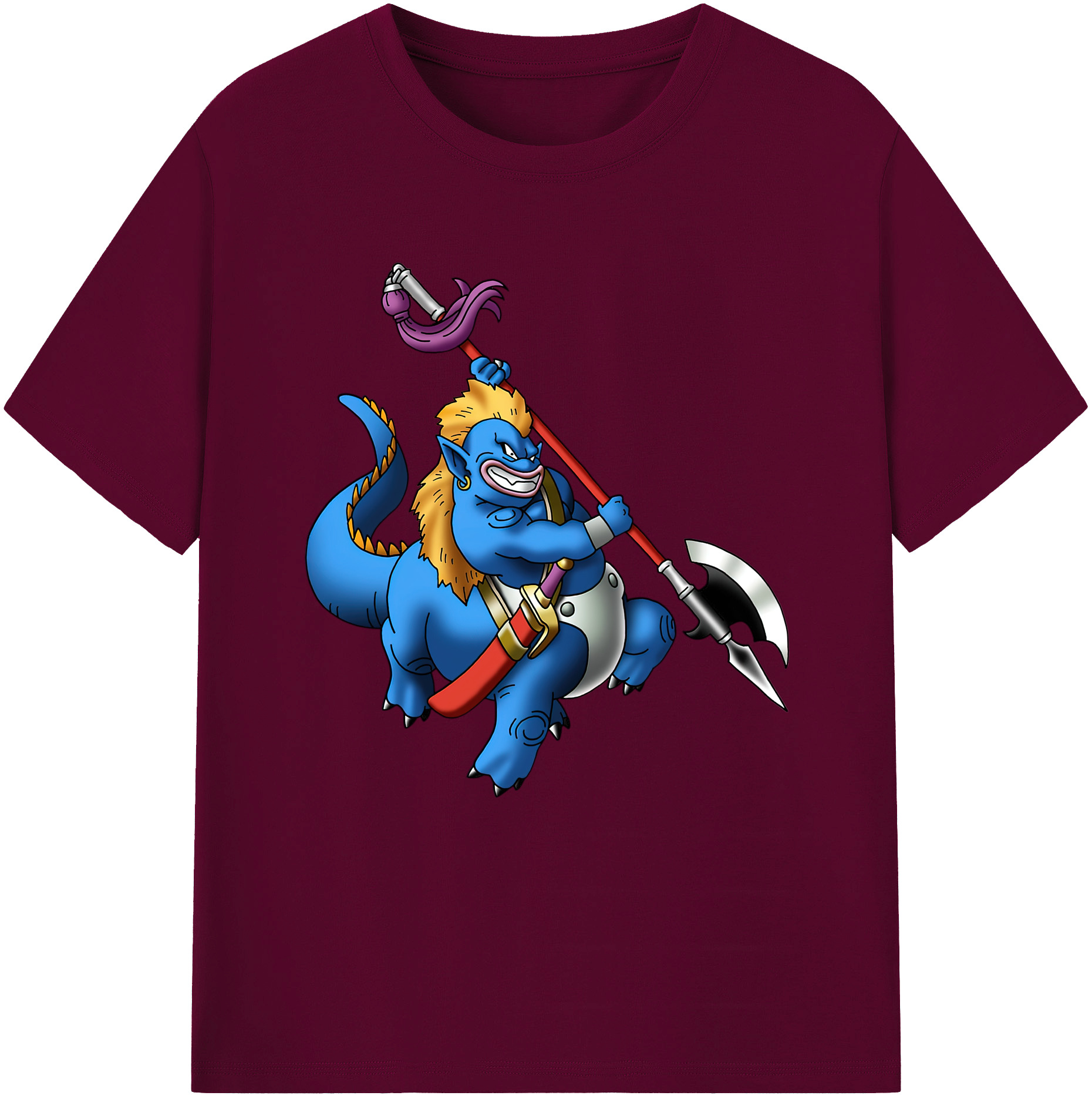 （画像用） ドラゴンクエスト Doragon Kuesuto Dragon Quest レディースカジュアルプリントTシャツ（綿100％）